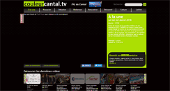 Desktop Screenshot of couleurcantal.tv